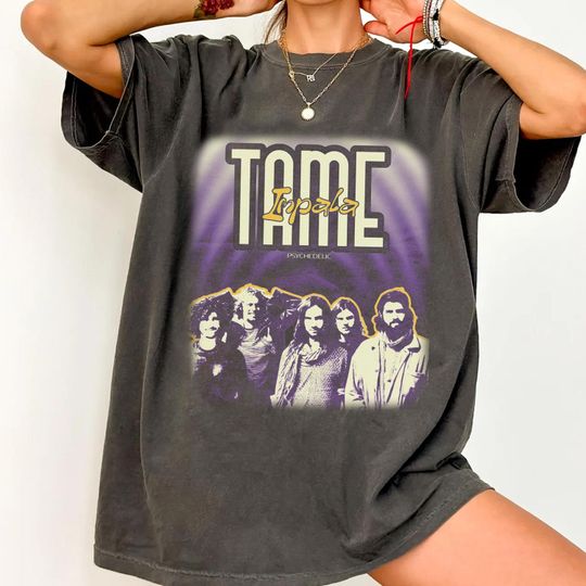 Discover Tame Impala Shirt, Vintage Tame Impala Music Rock Band Shirt, Gift for Fans