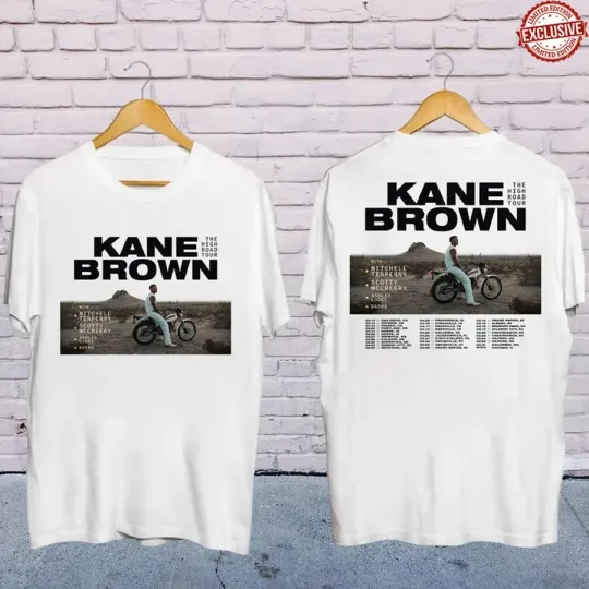 Discover 2025 Kane Brown The High Road Tour  , Kane Brown 2025 Concert T-Shirt
