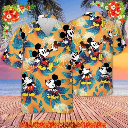 Discover Mickeyy mouse Hawaiian Shirt, Tropical Beach Shirt, Disneyyy Lover, Disneyyy Hawaiian