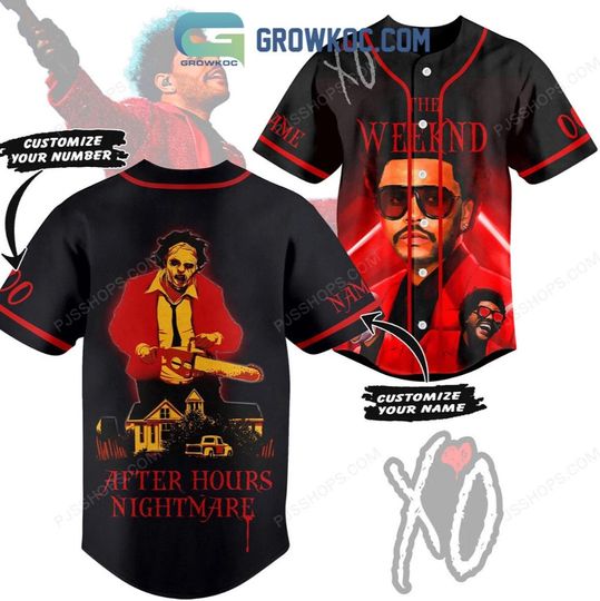 Discover Weeknds Fan Jersey, Customizable Hurry Up Tomorrow Concert baseball jersey