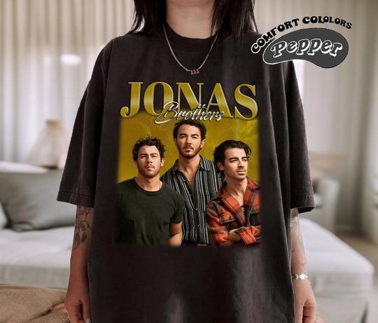 Discover Retro Jonas Bro Singer Fan Gift, Vintage 90s Shirt