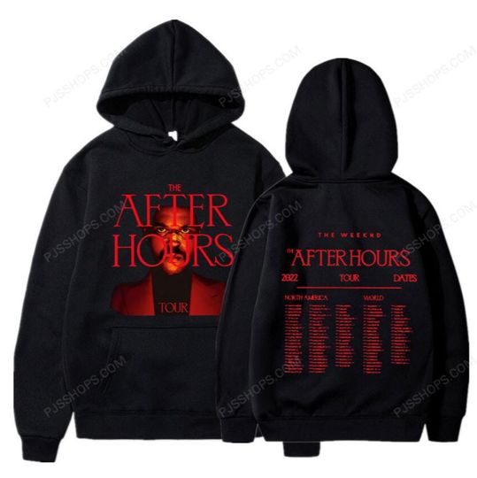 Discover Weeknds Hoodies - The After Hours Tour Graphic Printed Hoodie