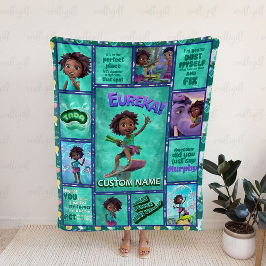 Discover Custom Disneyyy Eureka Blanket – All Characters Birthday Gift for Girl, Magicc Kingdom