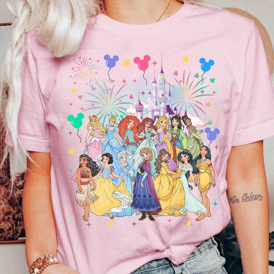 Discover Retro Disneyyy Princess Shirt, Coquette Disneyyy Princess Tee, Princess Castle Shirt