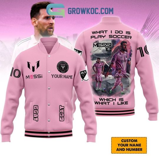 Discover Personalized Messi GOAT 10 Interr Miamii Baseball Jacket – Soccer Fan Gift Outfit