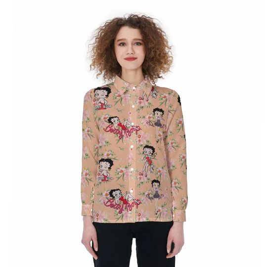 Discover Betty Boop Casual Linen Shirts