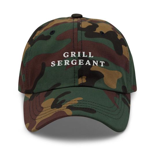 Discover Grill Sergeant Embroidered Hat