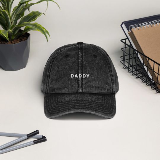 Discover Embroidered Daddy Cap for Fathers Day