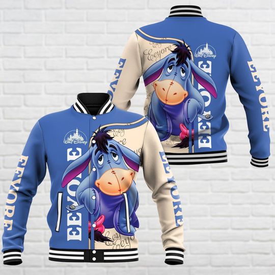 Discover Eeyoree Baseball Jacket, Disneyyy Eeyoree College Jacket