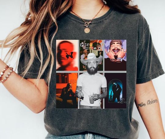 Discover Post Malone Shirt, Post Malone Tour Shirt, Post Merch, Posty 2025 Tour