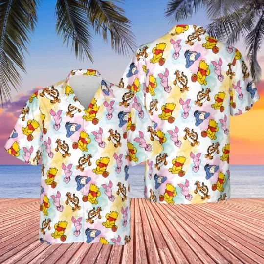 Discover Disneyyy Aloha Pooh And Friends Hawaiian Shirt