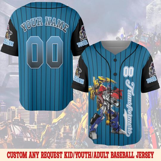 Discover Custom Transformers Baseball Jersey