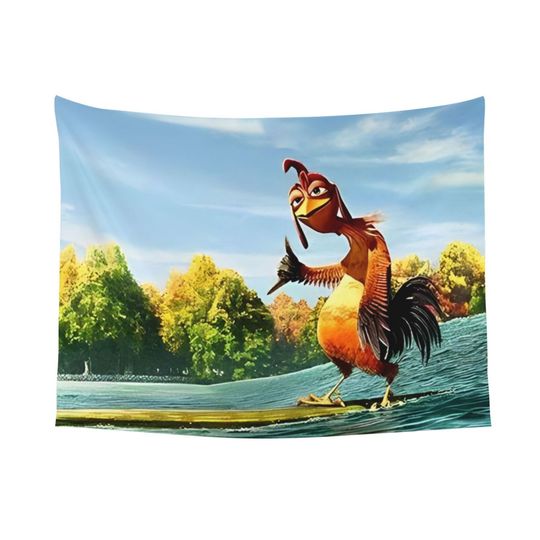 Discover Funny Chicken Joe Tapestry Surf’s Up Wall Tapestry