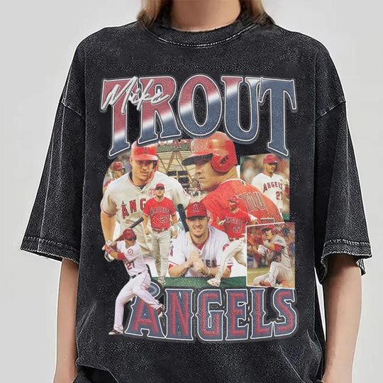 Discover Mike Trout Bootleg Rap Style Unisex Tshirt, Mike Trout Tee