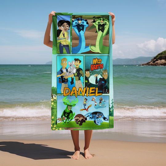 Discover Personalized Wild Kratts Beach Towel