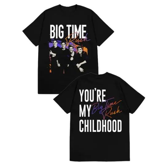 Discover Big Time Rush Band Concert Tour T-Shirt
