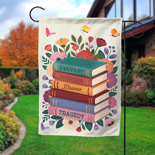 Discover Subtle Anti Trump Garden Flag Floral FDT Yard S