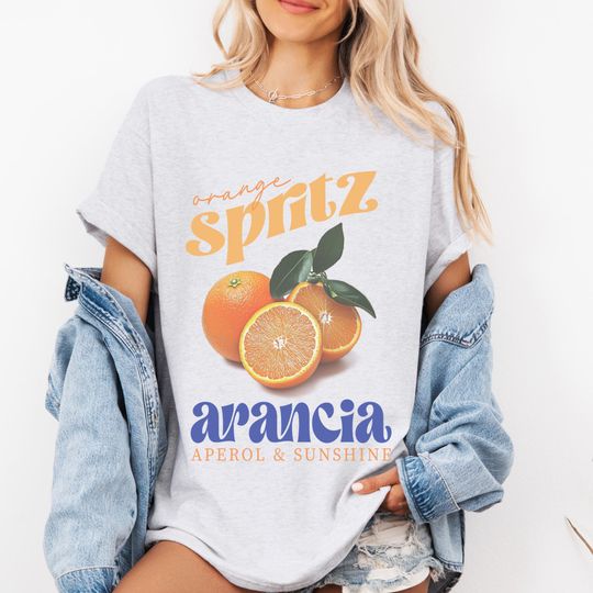 Discover Oranges Shirt, Citrus Shirt, Orange Distressed T-Shirt