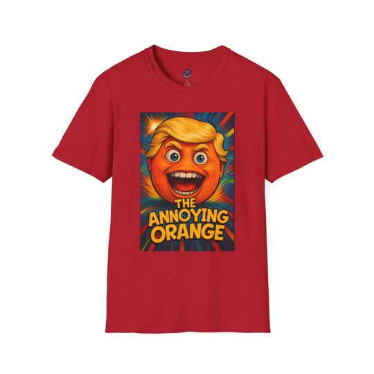 Discover Funny Trump Shirt, The Annoying Orange Parody, Cartoon Political Shirt
