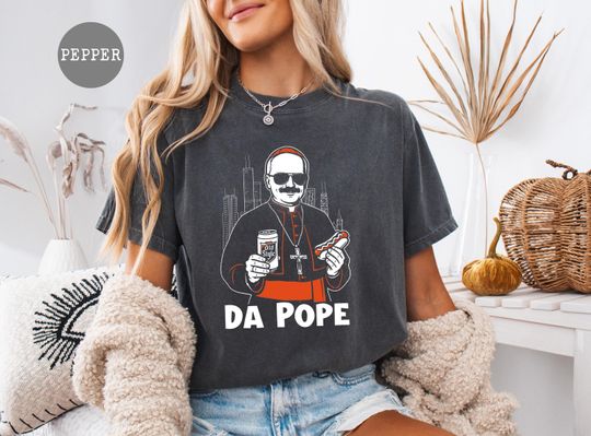 Discover Chicago Pope Leo XIV Shirt, Da Pope