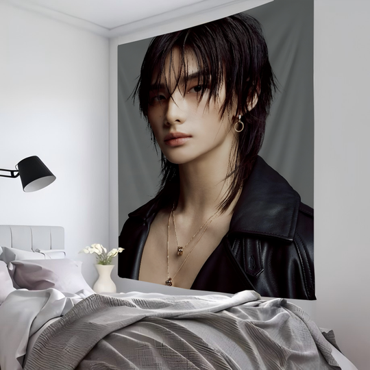Discover 1pc hyunjin Tapestry Room Decor Wall