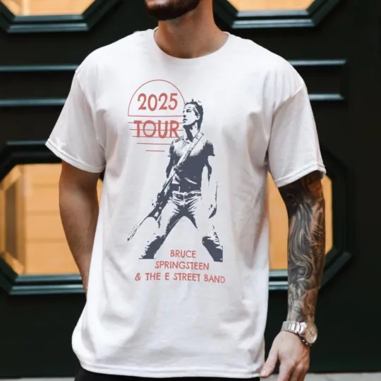 Discover Bruce Springsteen Band Tour Music 2025 T-shirt
