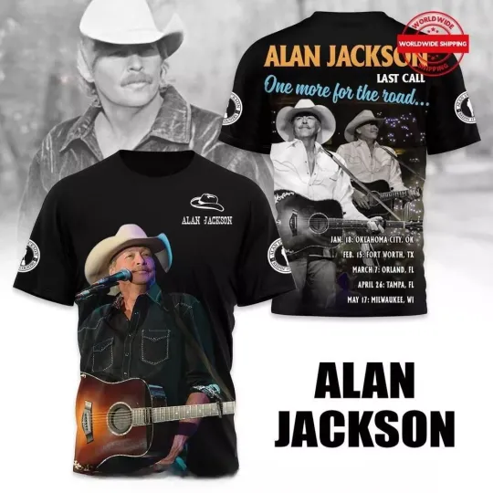 Discover Alan Jackson Last Call One More For The Road Shirt
