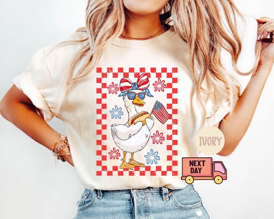 Discover 4th of July Goose Family Shirt, Fourth of July Tee, Patriotic Tee Shirt