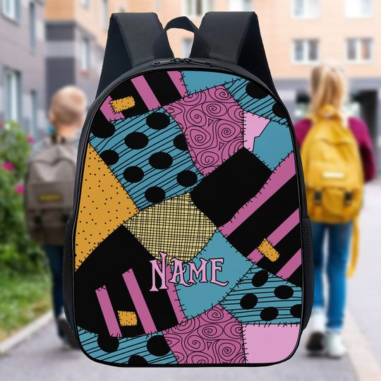 Discover Personalize Bag Halloween Horror Backpack, Nightmare Christmas Lunch Bag, Costume Cosplay Cartoon Bottle, Back To School Bag
