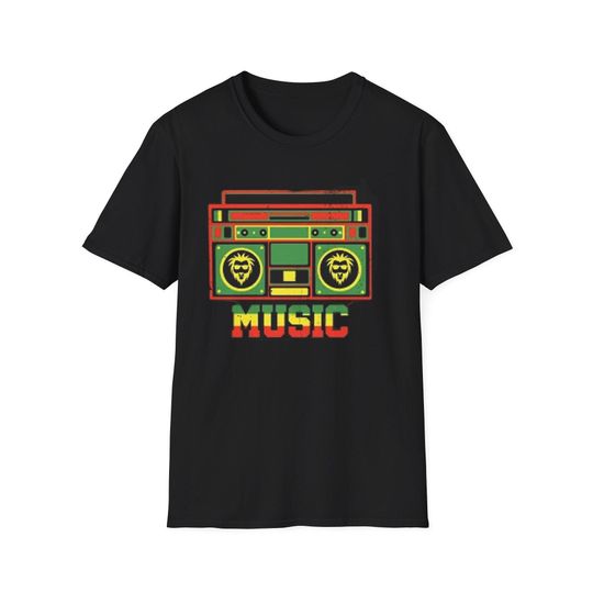 Discover Reggae Music Rasta Reggae Marley Shirt
