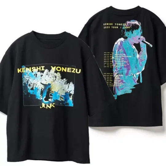 Discover Kenshi Yonezu JUNK WORLD TOUR 2025 T-shirt