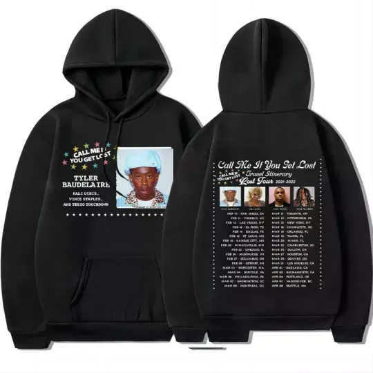 Discover Call Me If You Get Lost Tour Tyler The Creator Rapper Hip Hop Music Hoodie