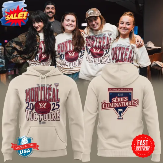 Discover Victoire de Montréal Série éliminatoire 2025 Hoodie