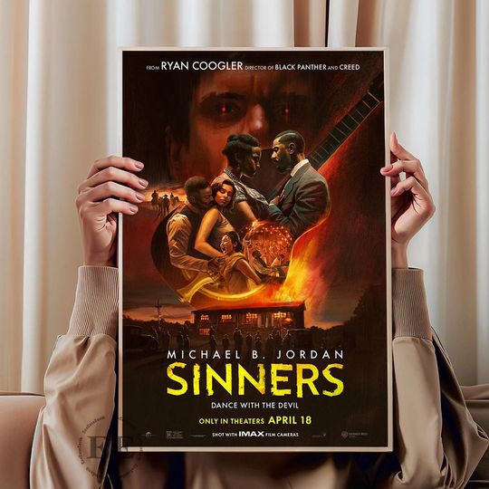 Discover Sinners (2025) Classic movie posters  Decorate your space  Ideal for holiday gifts