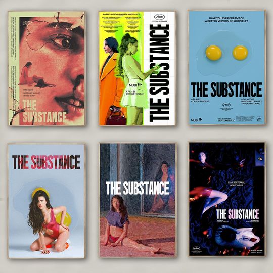 Discover The Substance Movie Poster  Living Room Decoration | Perfect Gift