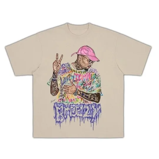 Discover 2025 Chris Brown Tour Breezy Bowl XX Concert 2025 Unisex T-Shirt Full Sizes S-5X
