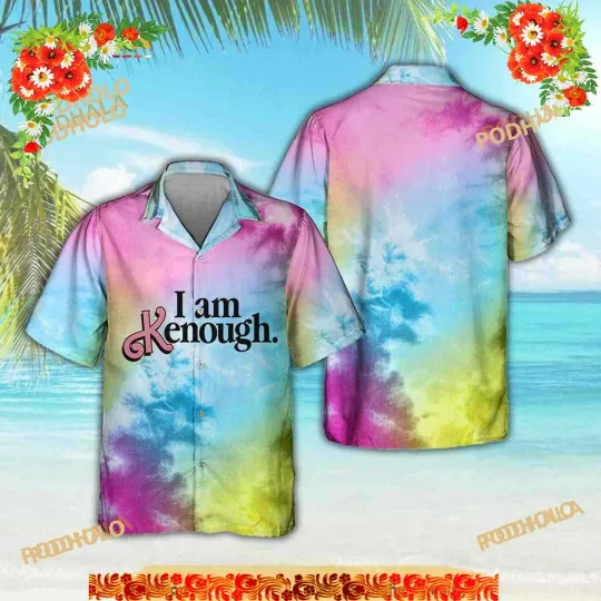 Discover I Am Kenough Barbenheimer Movie Funny Hawaiian Shirt For Fans
