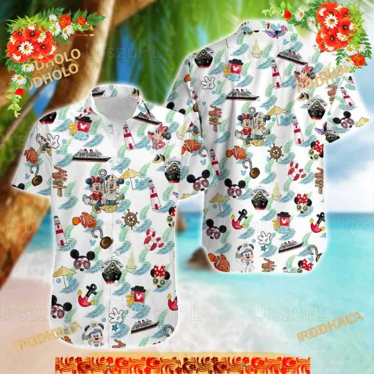 Discover Disneyyy Mickeyy Hibiscus Shirt, Mickeyy And Friends Summer Vacation Shirt