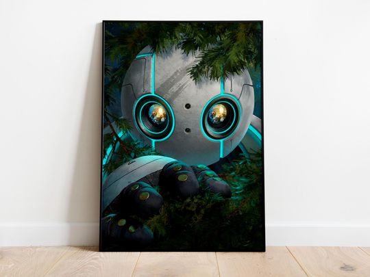 Discover Wild Robot Poster Gift Home Decor Wall Art