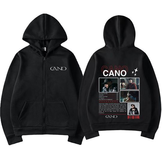 Discover Rapper Cano Triana Tour 2025 Zipper Hoodie