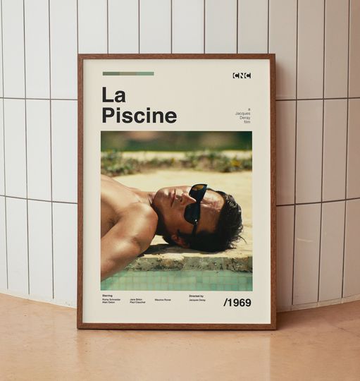 Discover La Piscine Vintage Movie Poster