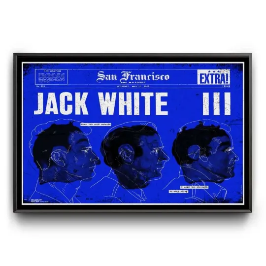 Discover JackWhite Masonic Auditorium San Francisco, CA May 17 2025 Tour Poster