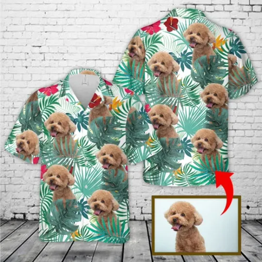 Discover Custom Image Face Pet Hawaiian Shirt