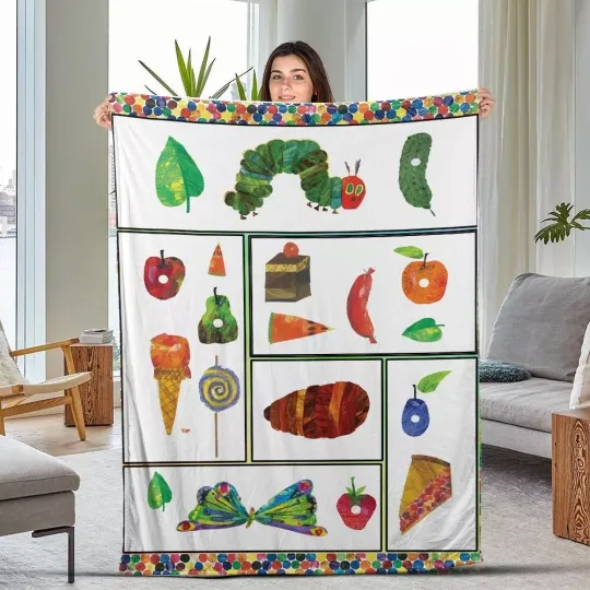 Discover The Very Hungry Caterpillar Blanket, The Very Hungry Caterpillar Blanket