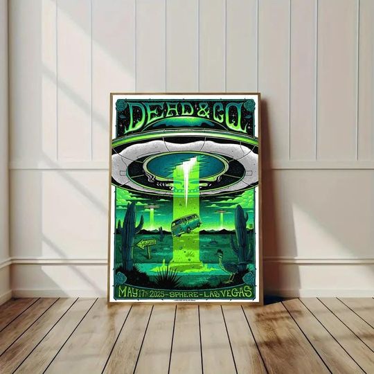 Discover Dead And Company Gig Poster Live At Sphere Las Vegas On May 17 2025