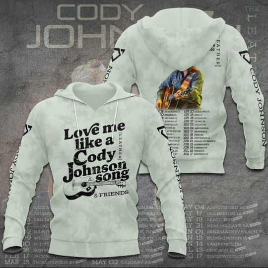 Discover Cody Johnsonn Concert Hoodie – 3D Country Music Hoodie for Fans & Gift Idea