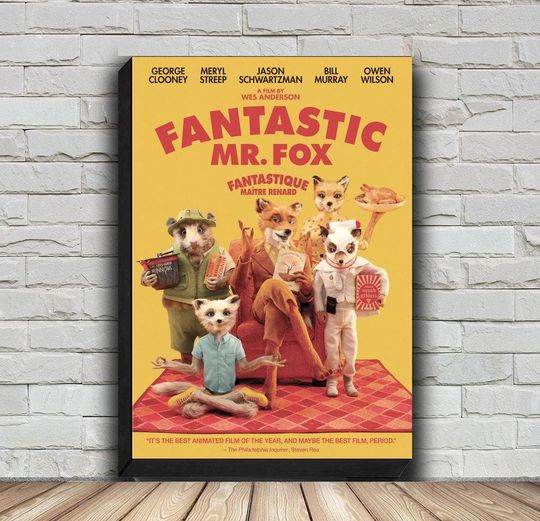 Discover Fantastic Mr Fox Movie Poster, Home Decor