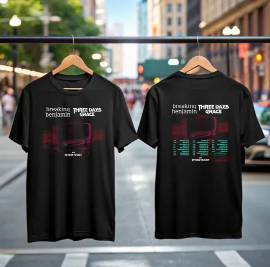 Discover Breaking Benjamin Awaken The Fallen 2025 Tour Shirt