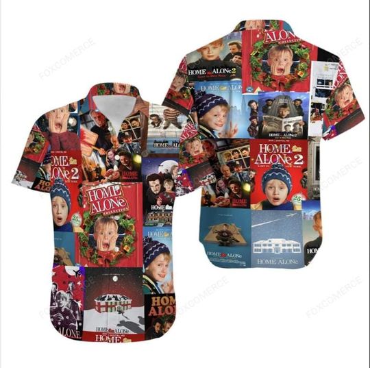 Discover 3D Home Alone Hawaiian Shirt - Kevin McCallister Christmas Unisex Aloha Shirt