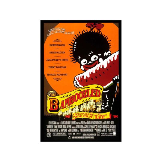 Discover BAMBOOZLED MOVIE POSTER 2 Sided Rare Original Spike Lee